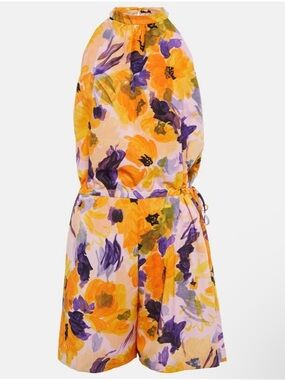 Dries Van Noten - Floral halterneck playsuit  NWOT size 36